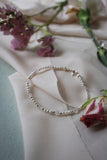 Rosenquarz Perlenarmband Silber