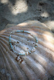 Larimar Armband Silber vergoldet