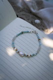 Larimar Armband Silber vergoldet
