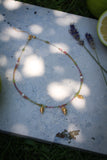 Bunte Edelstein Halskette mit Turmalin II