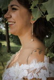 Süßwasserperlen Ohrringe "Elina" Silber