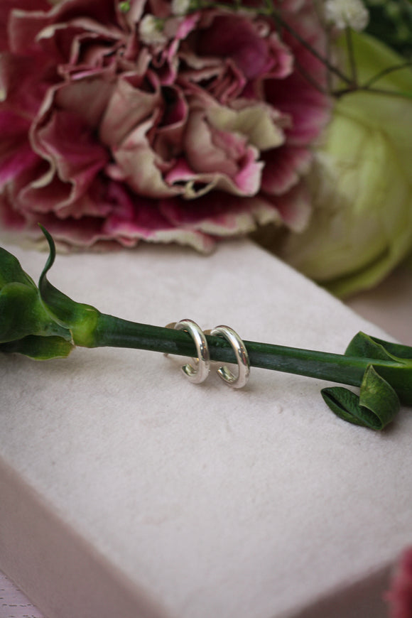 Creolen glänzend Silber