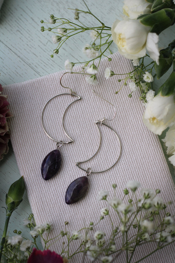 Moonbabe Amethyst Ohrringe