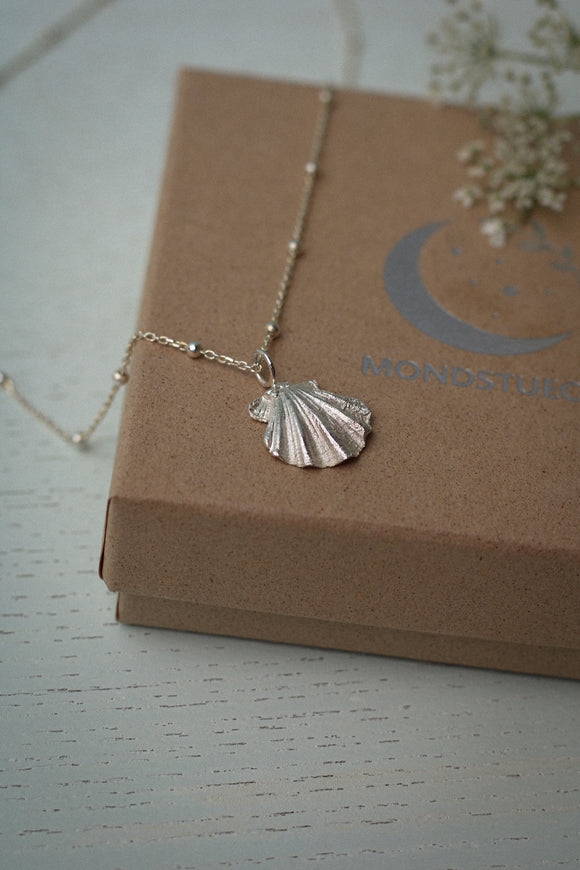 Muschelkette Silber